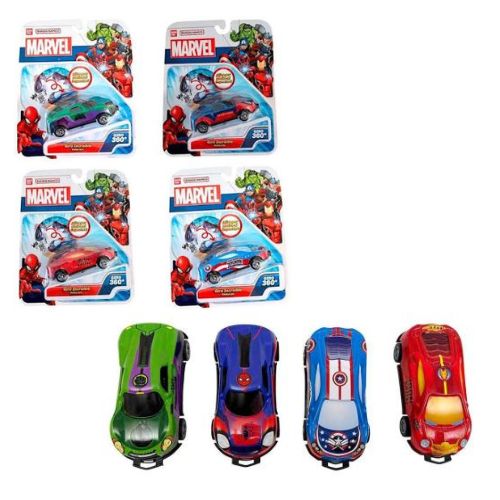 MARVEL Flip Cars 3cm In blister 19x16cm 4ass…x36